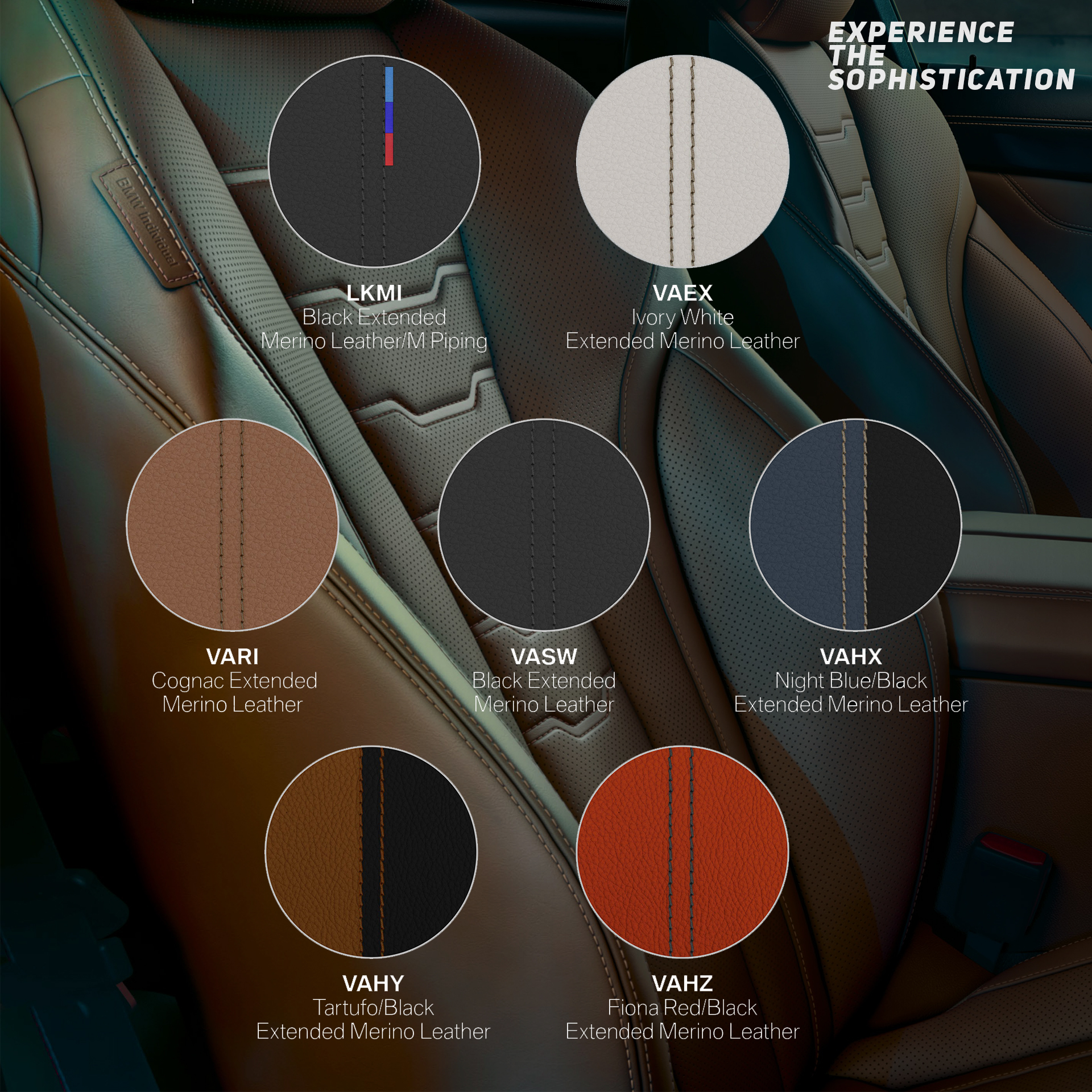 BMW social creative frame titled Experience the Sophistication from selected agency experience
