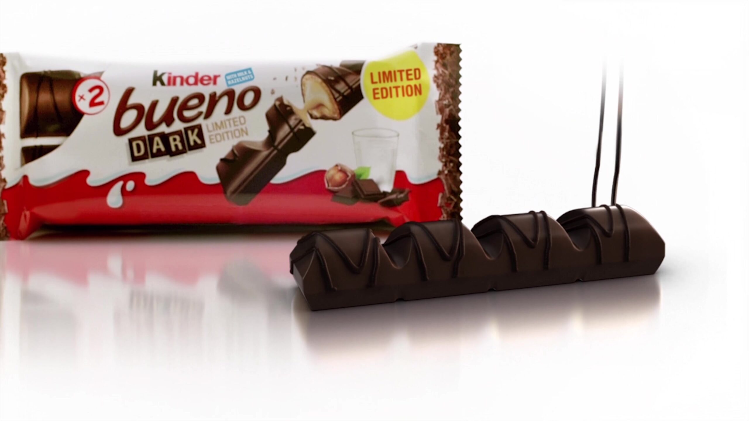 Kinder Bueno product frame from selected motion-design agency experience