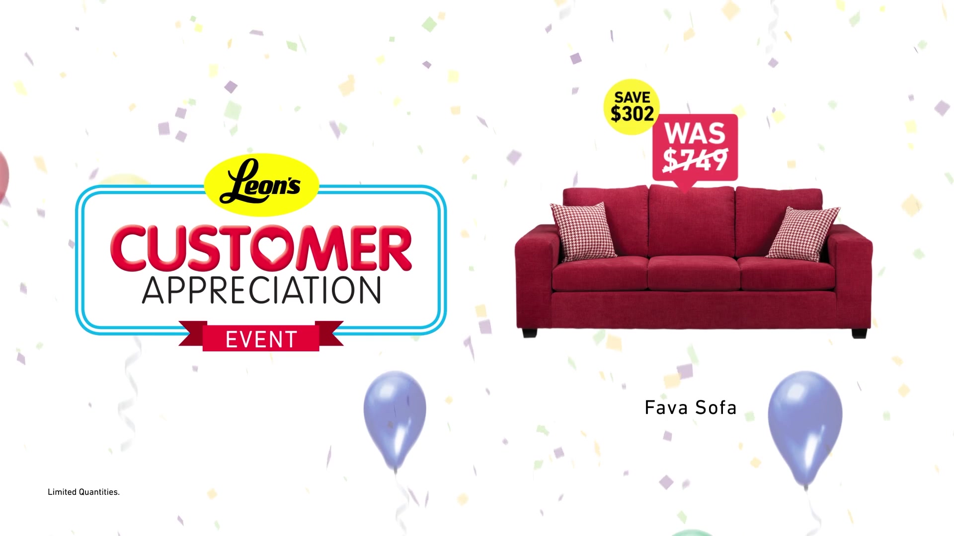 Leon’s Customer Appreciation Event promotional-video poster from selected agency experience